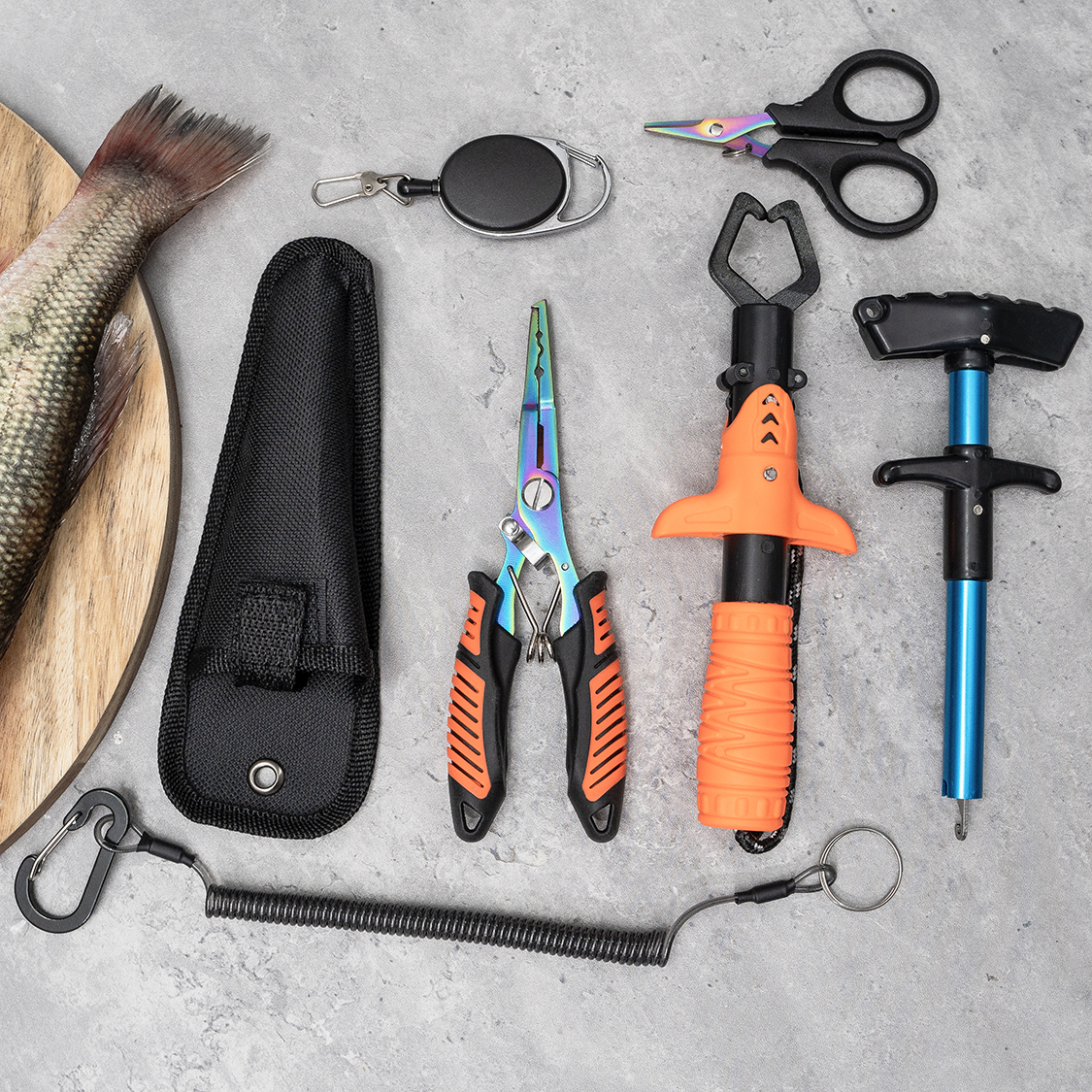 7-piece fishing tool set, prof - Freshwater Line recension och pris