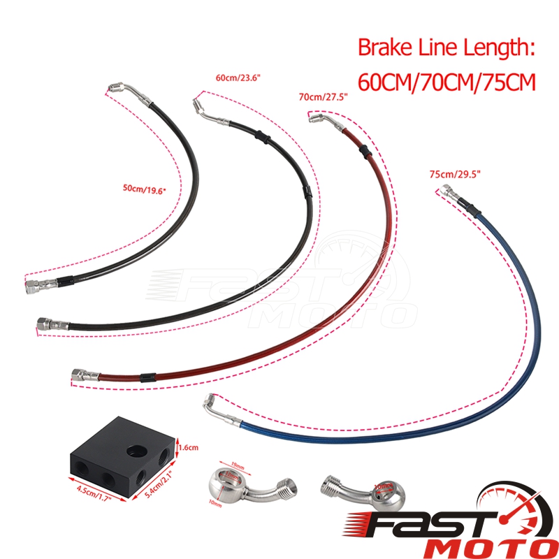 Motorcycle Brake Line Kit ABS  - Braided Line recension och pris